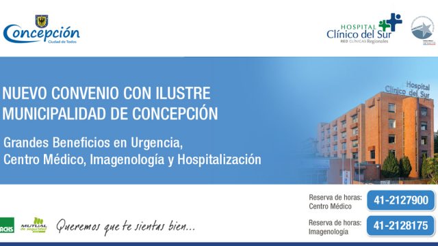 HCS firma convenio con la Ilustre Municipalidad de Concepción
