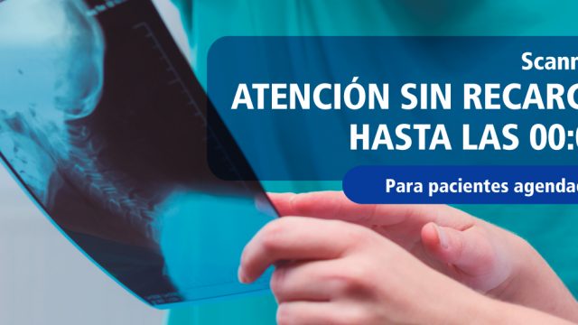 Scanner hasta las 24 horas y sin recargo para pacientes agendados